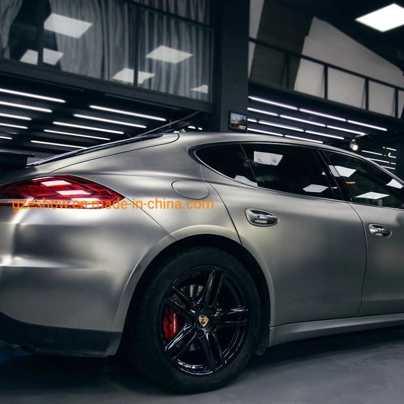 Grey Matte Pearl Auto Full Body Car Sticker PVC Vinyl Film