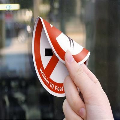 Custom Printing Colorful Clear Die Cut Double Sided Shop Window Sticker Static Cling Sticker