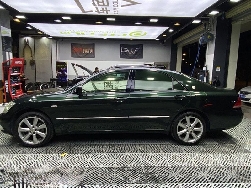 Satin Metallic Glossy Blackish Green Vinyl Car Wrap Film