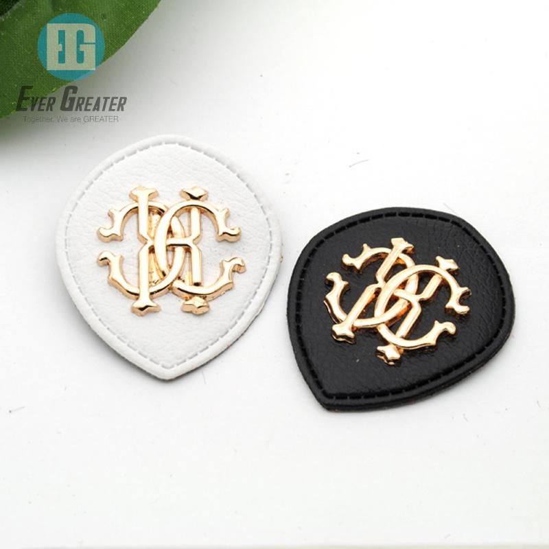 Customized Metal PU Leather Label