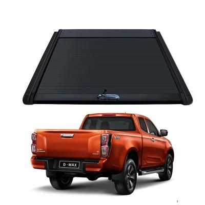 Aluminum Hard Retractable Manual Pickup Bed Cover Tonneau Cover for Ford Ranger T6 5.5FT Aluminium Alloy Roller Lid Shutter Cover