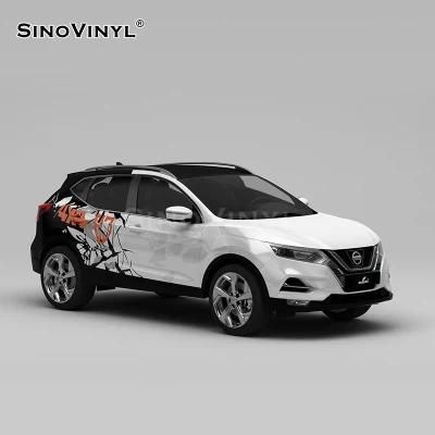 SINOVINYL Wholesale Custom Design Car Vinyl Sticker Bubble Free Frintable Car Wraps Vinyl