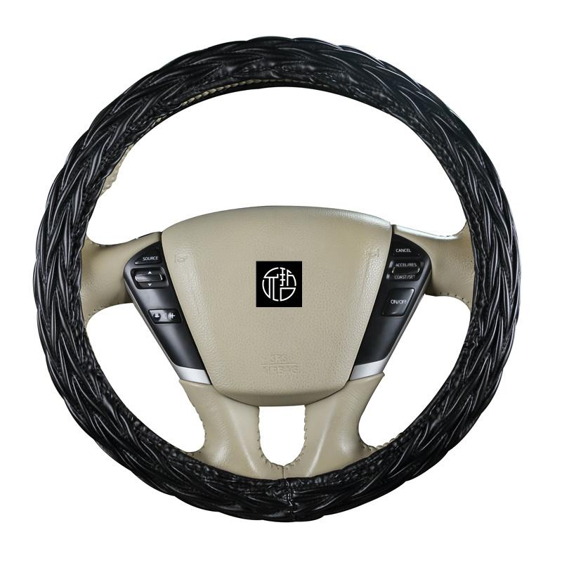 Factory PU Leather Universal Fashion Car Steering Wheel Cover