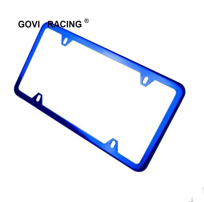 Aluminum Alloy Bumper Protector License Plate Frame