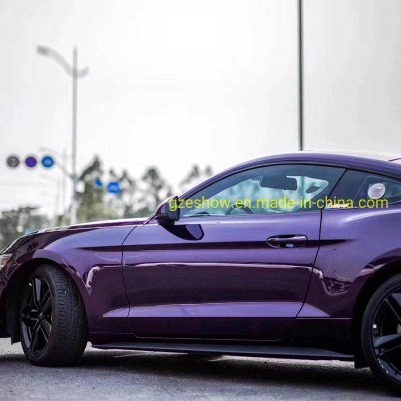 Purple Super Glossy Metallic Car Vinyl Wrap