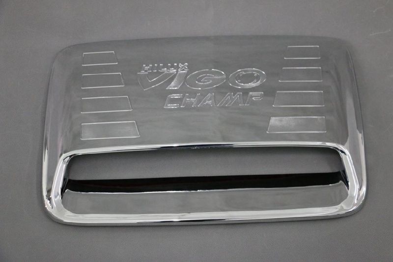 Nice Design Good Quality Black Chrome Engine Hood Cover for Hilux Vigo 2012