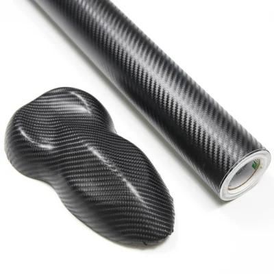 Car Body Sticker 5D Carbon Fiber Wraps Self Adhesive Vinyl PVC Sticker Car Decoration Film