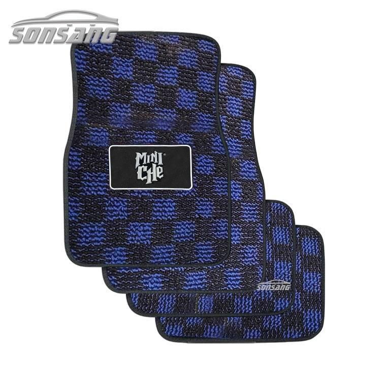 Car Mat Factory Checked Customize Car Floor Carpet Mat