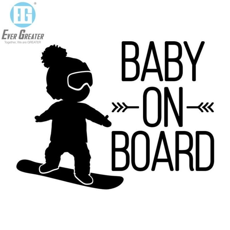 Kids Cool Design Baby on Board Car Sign Sticker Custom Baby on Board Car Sticker