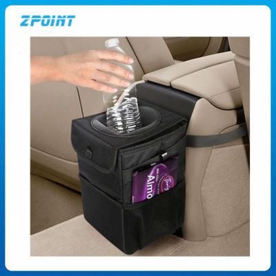 Car Accessory Back Seat Organizer with Garbage Can