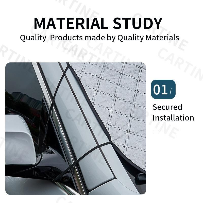 High Market Strong Sunscreen Insulation Foldable Magnetic Car Window Shade Sunshade