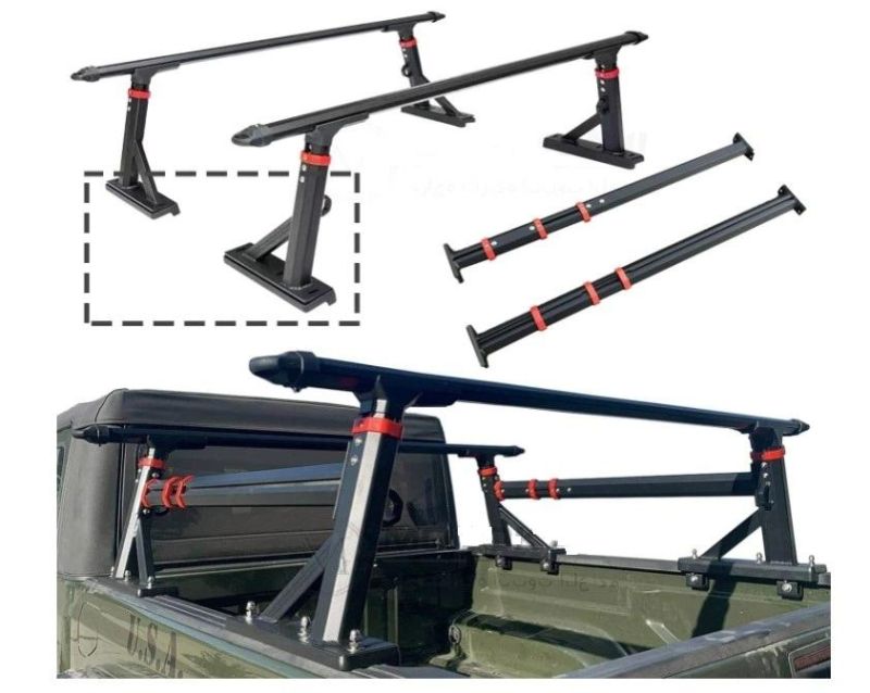 Multifunction Carrier Rack Universal Aluminium Roof Rack Adjustable Roof Rack for Pickup