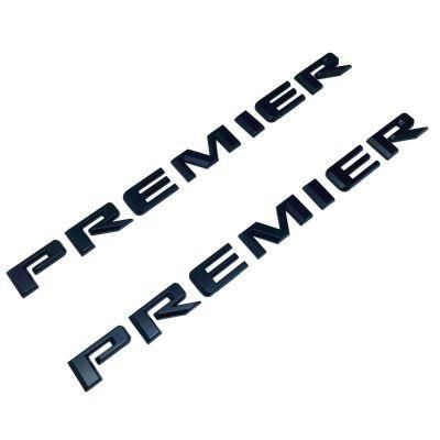 Permier for Chevrolet Silverado Chevy Camaro Emblem Fender Badge Decal Sticker Logo Car Accessories Car Parts Gmc Sierra Decoration ABS Plastic