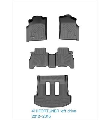 Left Hand Drive Car Mats Auto Floor Mat Foot Mats for Fortuner 2012