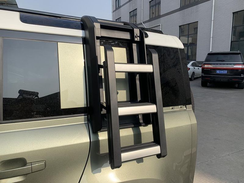 Car Accessories Auto Body Parts Side Ladder for 2020 Range Rover Defender 110 Telescopic