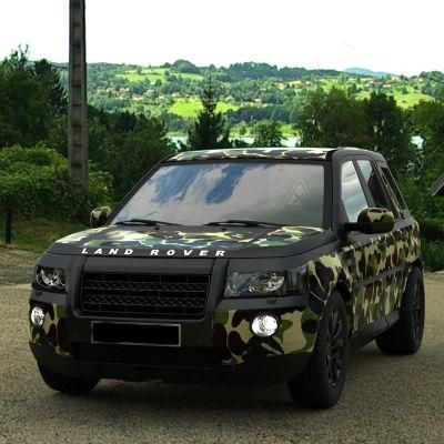 Tsautop 1.52*30m Multi-Camouflage Car Vinyl Wrap Supplier of Car Body Decoration PVC Film