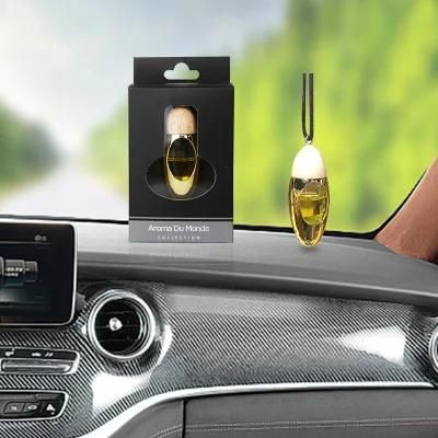 Customized New Design Bullet Shape Perfume Diffuser Bottle Car Air Freshener Hanging Car Diffuser