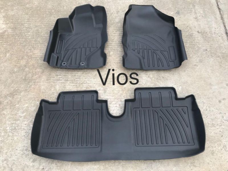 Kqd Making Good Quality TPV Floor Mat for Vios 2014~2020