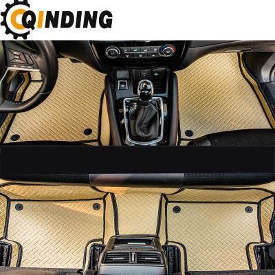 Custom High Quality 3D Eco-Friendly XPE Material+Sponge+PU Leather Car Floor Mats