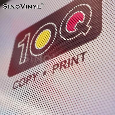 SINOVINYL One Way Vision Transparent Window Film Vinyl Sticker For Advertising Printing