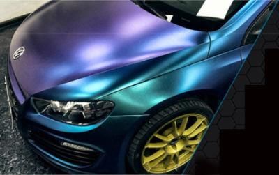 Car Blue to Purple Pearl Chameleon Vinyl Wrap Film