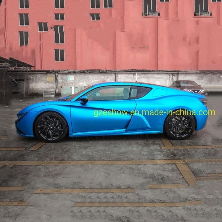 Full Body Wrap Vinyl Sticker Blue Matte Wrapping Film