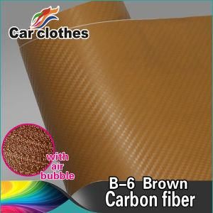 1.52X30m Manufacturers 3D Matte Carbon Fiber Wrap Film with Removable Glue