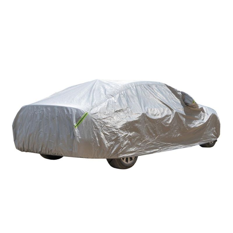 Waterproof UV-Anti Dustproof 3-Layers Aluminium Film+PEVA+DuPont Cotton Vehicle Cover SUV Sedan Snow Protection Sunshades Full Car Cover