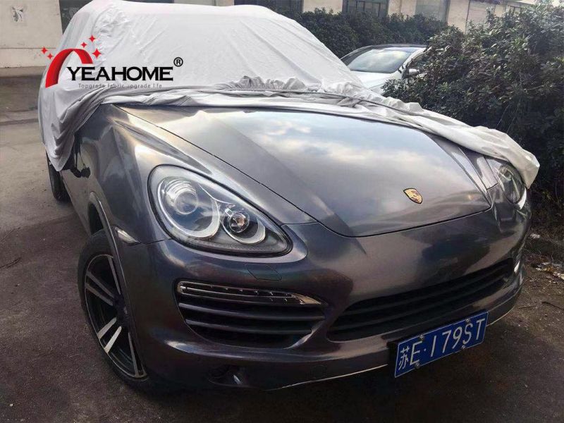 Luxury Elastic Covers PU Coating Anti-UV Waterproof Car Cover