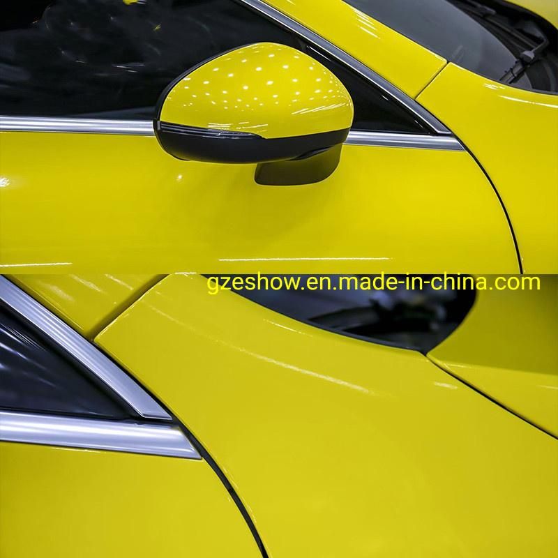 Gloss Wrap Glossy Crystal Corn Yellow Car Film