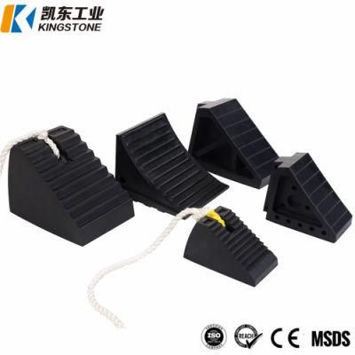 5% Discount Solid Heavy Duty Industrial Rubber Wedge with Handles Ropes