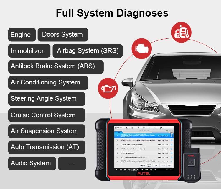 Automotive Scanner Autel Mk906bt Diagnostic Scanner Autel Maxisys Ms906bt Car OBD2 Scanner Bidirection