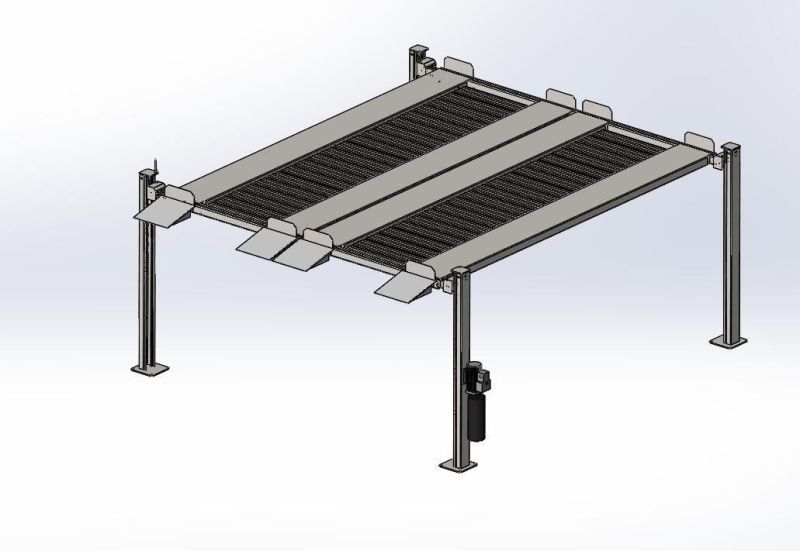 Commercial Garage Equipment Four Post Car Parking Lift