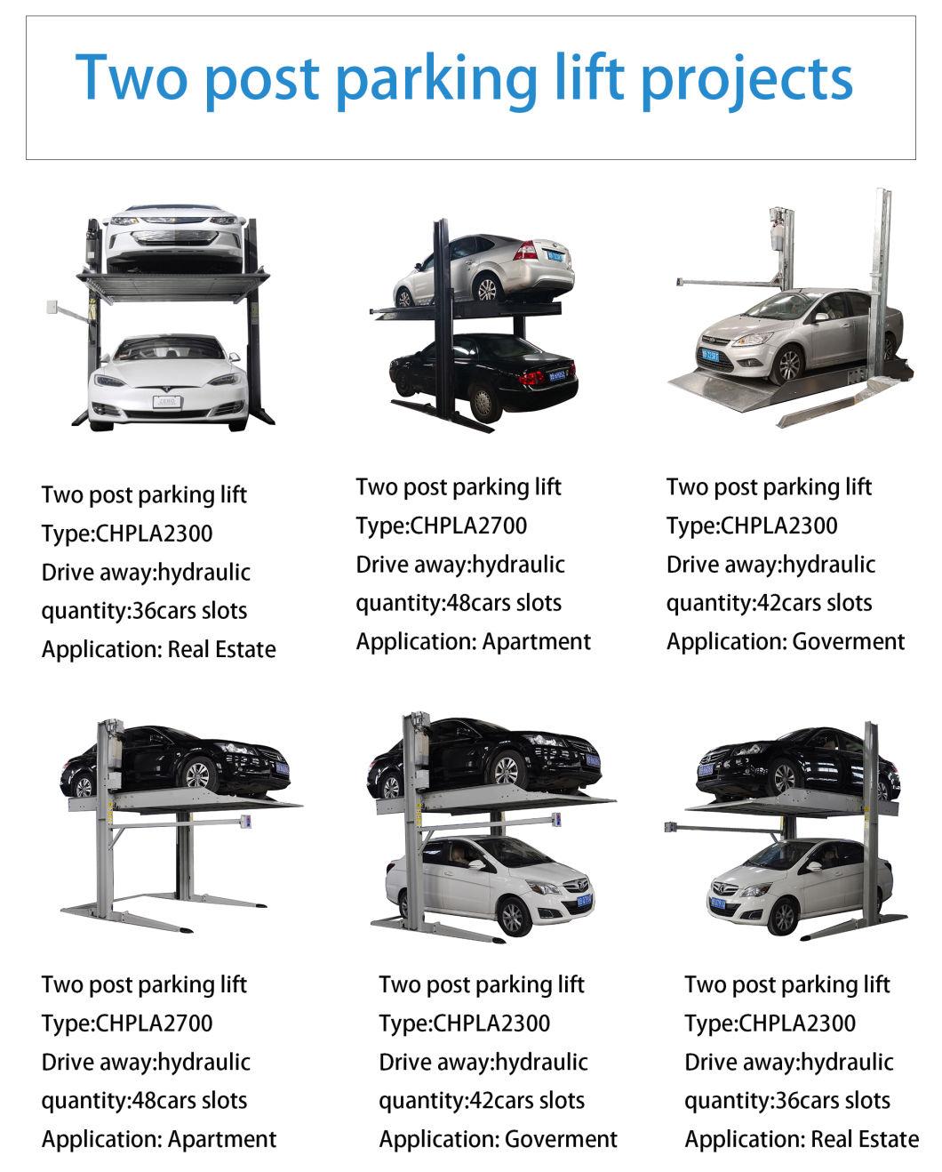 Two Post Car Smart Parking Lift