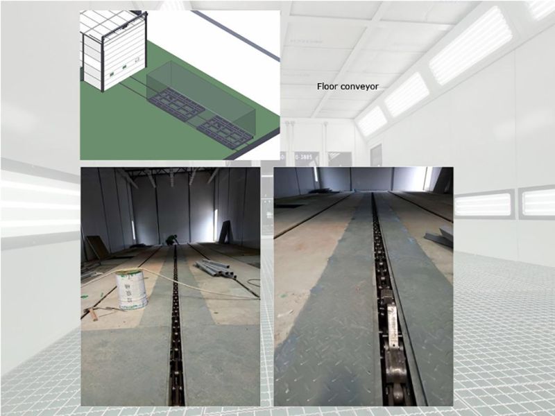 Gas Heating Spraying Paint Booth for Heavy Equipment