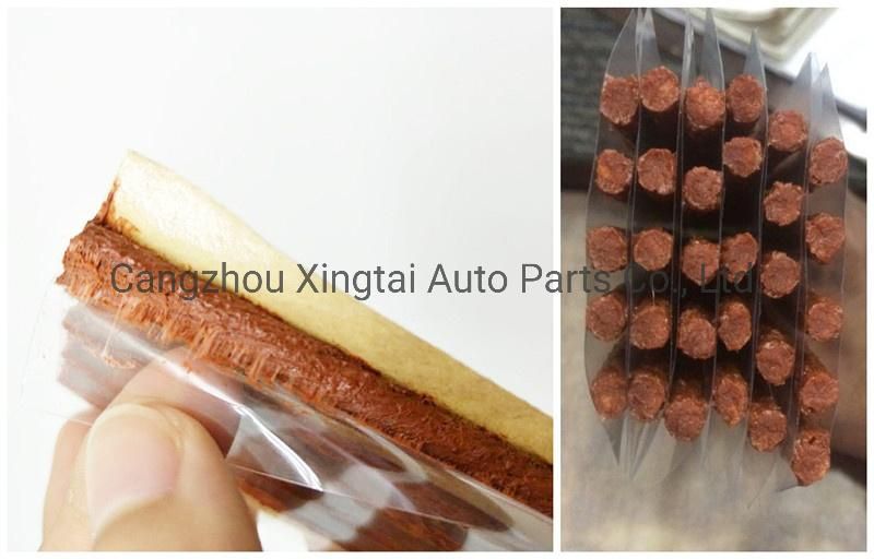 Wheelsky Tire Repair Plugs, Tire Repair Punctures Seal Strings Rubber Strips, Self Vulcanizing Tubeless Seal for Cars