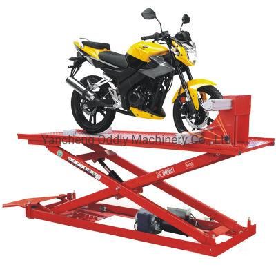 Portable Motorcycle Pneumatic Hydraulic Scissor Lift Table for Repairing