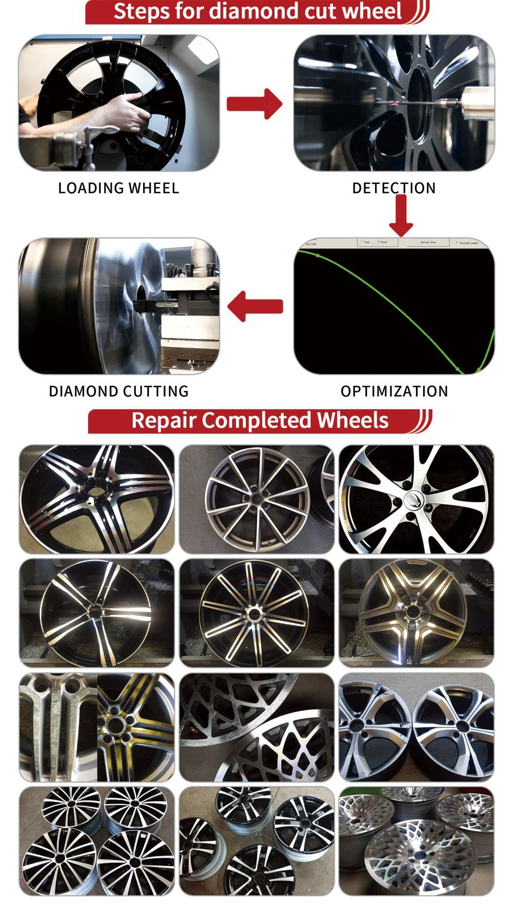 Awr28h Diamond Cutting Horizontal CNC Alloy Wheel Repair Lathe