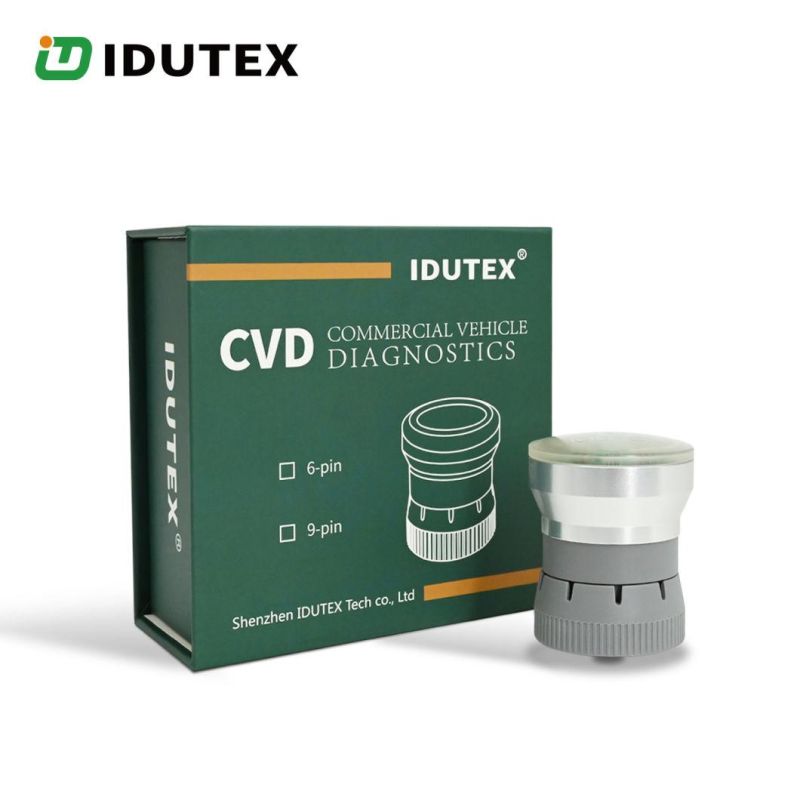 Idutex CVD-6 12V/24V Diesel 6 Pin Adapter Truck OBD2 Engine Car Diagnostic Auto Tool J1939 J1587 J1708 Clear Fault Scan Code Reader