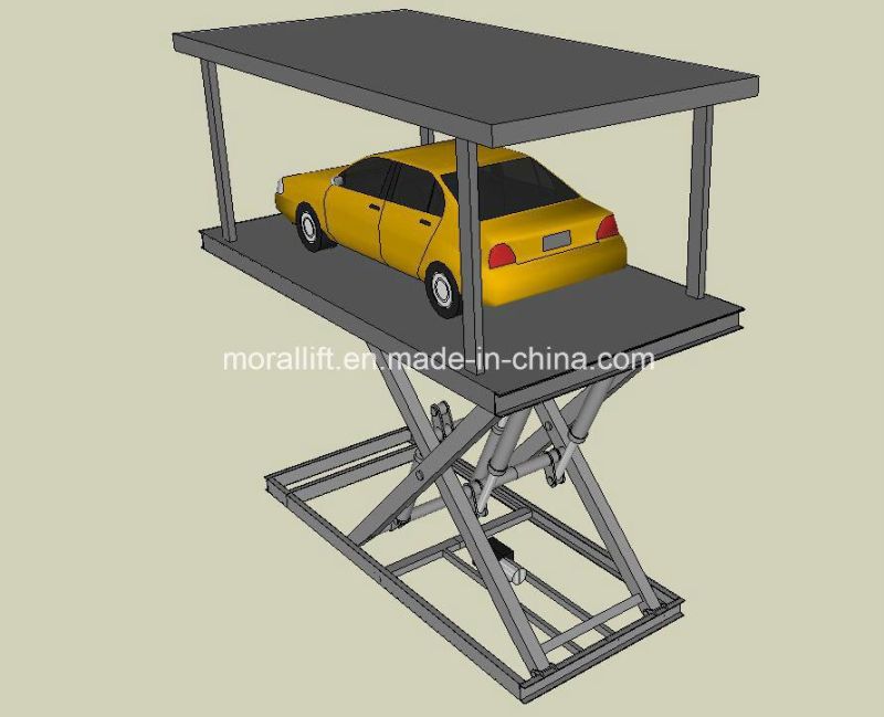 3Ton 3Mtr Double Parking Invisible Car Lift