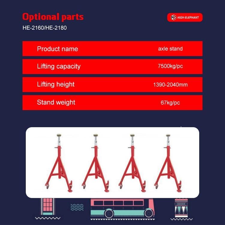 Wheel Alignment Single Post Lift for Truck with Safety Measures