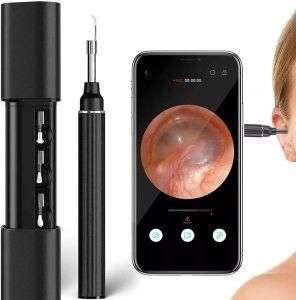 3.9mm WiFi Ear Otoscope Wireless 5.0MP Digital Endoscope Ear Inspection Camera Earwax Cleaning Tool with 6 LED for Ios Android