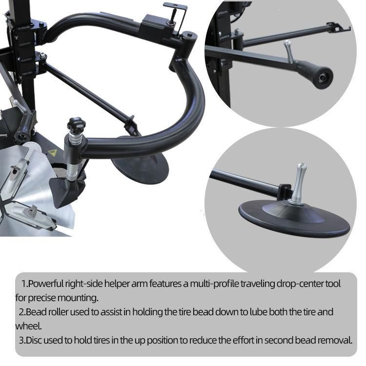 Factory Price Pneumatic Tire Changer with Auxiliary Arm