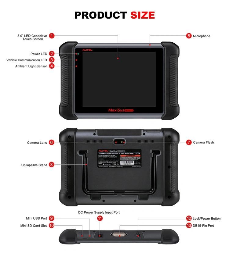 Ms906 Auto Diagnostic Scanner Wholesales Diagnosis Scanner Tools Autel Scanner Maxisys Ms906