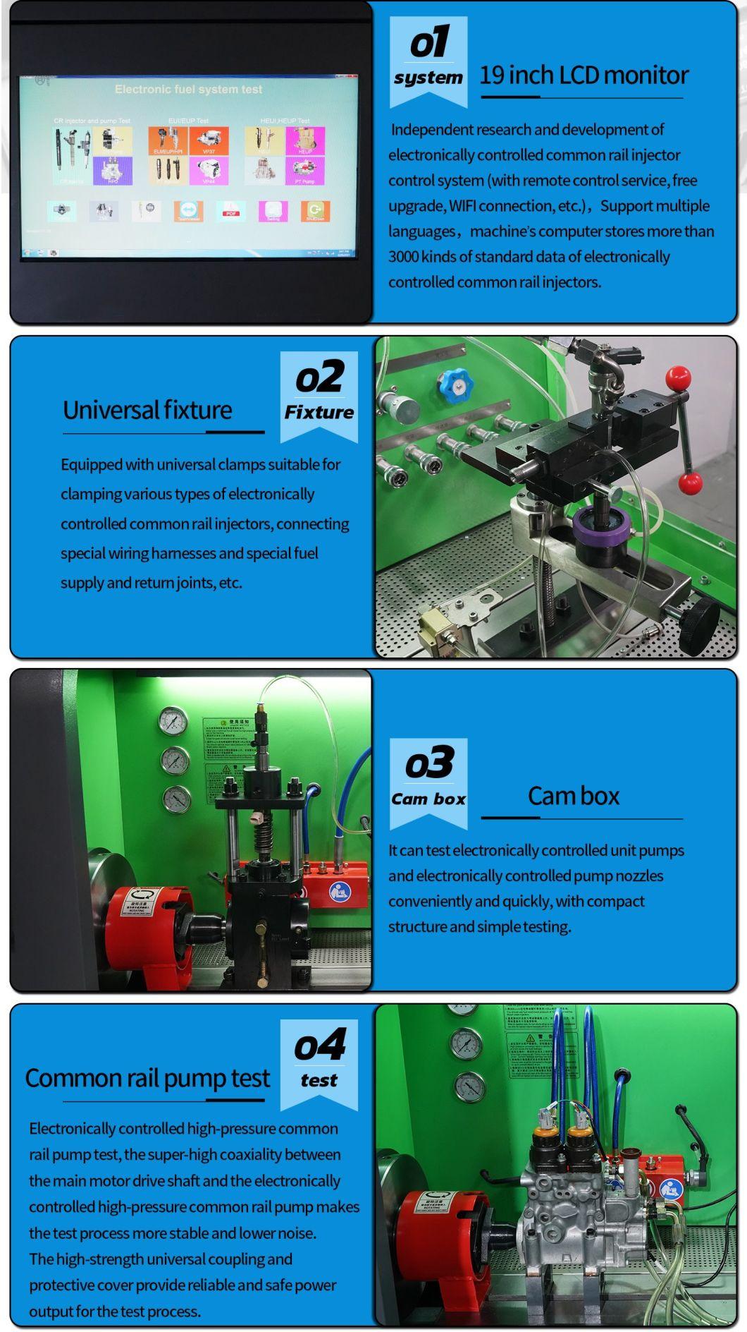 Hcr-708 Diesel Injection Pump Test Bench Eui Eup Common Rail Test Bench