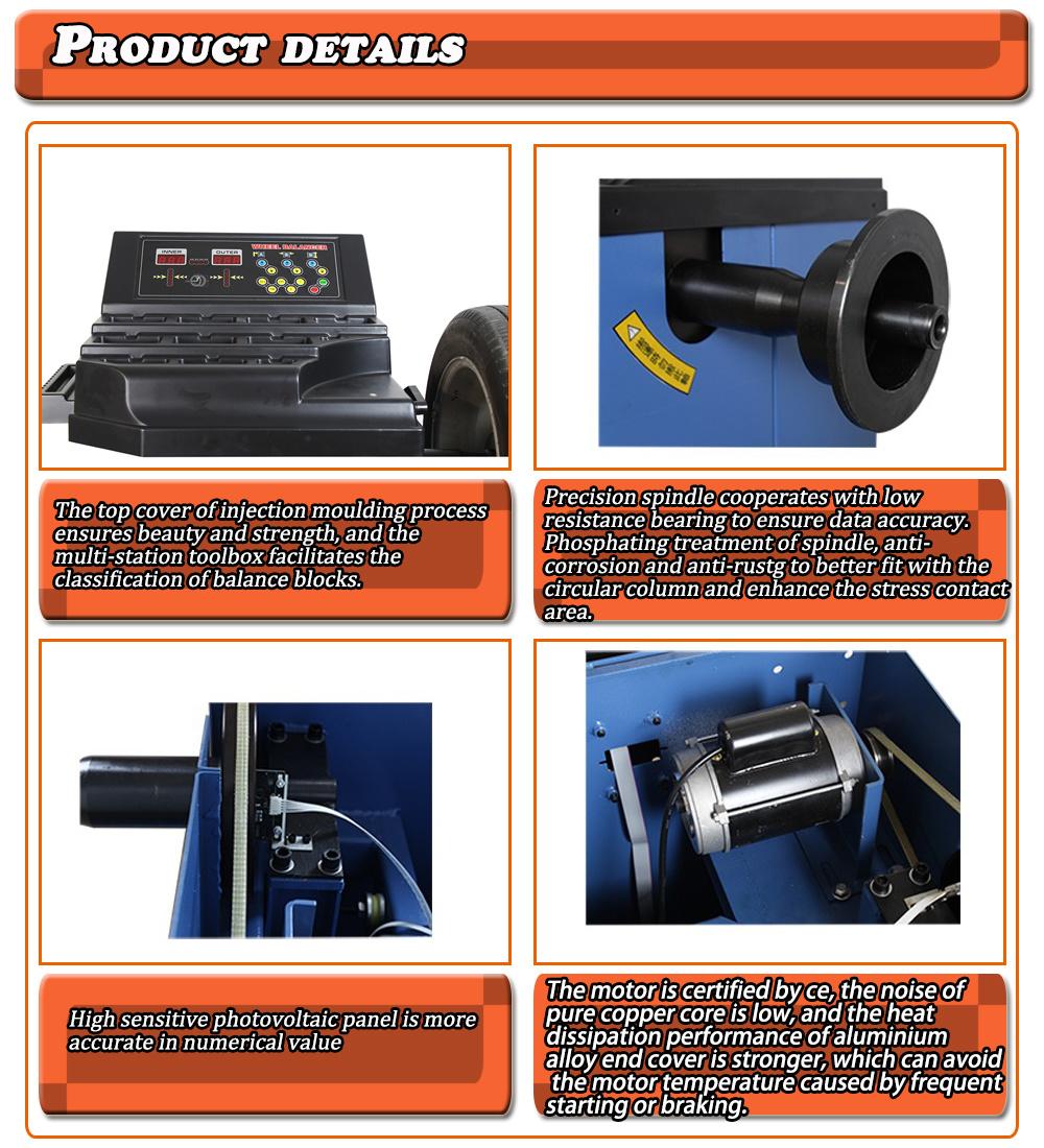 Maintenance Equipment CE Certification Wheel Balancer Used Jaray F-630 Tyre Machine Wheel Balancer with Low Price