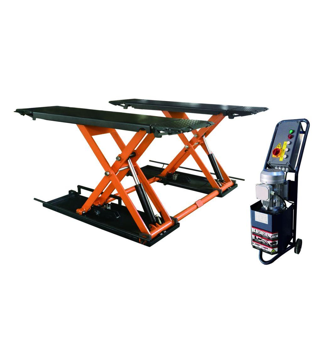 MID Rise Scissor Auto Lift Hydraulic Electric Car Scissor Lift 3000kg