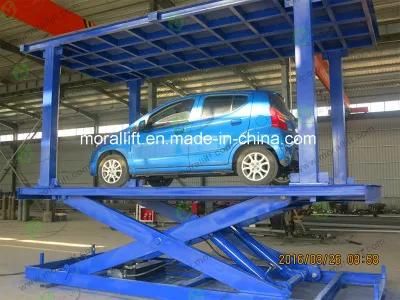 Scissor Parking Car Lift with Double Platform