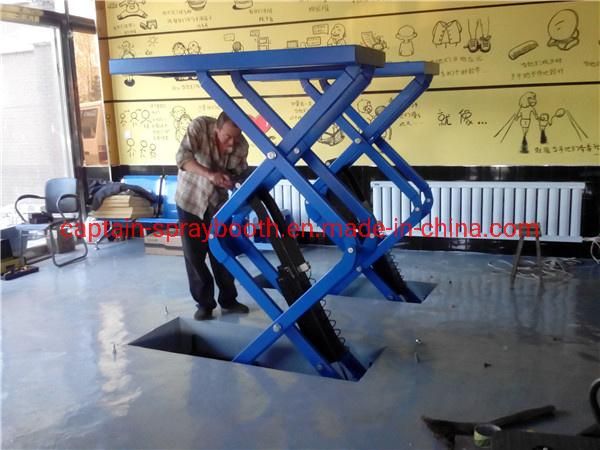 Underground Good Quality Scissor Car Lift with Ce