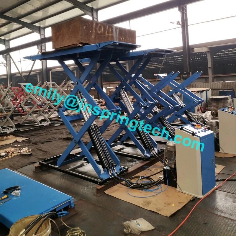 Super Thin Full Rise Scissor Car Lift with Load Capacity 3000kg